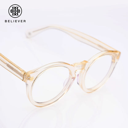 BELIEVER EYEWEAR - ROUND-FRAME GLASSES TRANSPARENT