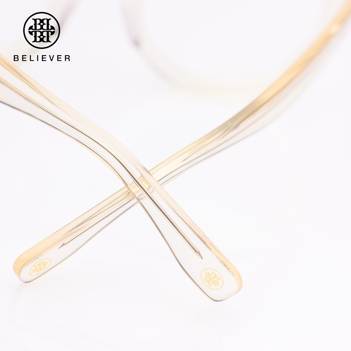 BELIEVER EYEWEAR - ROUND-FRAME GLASSES TRANSPARENT