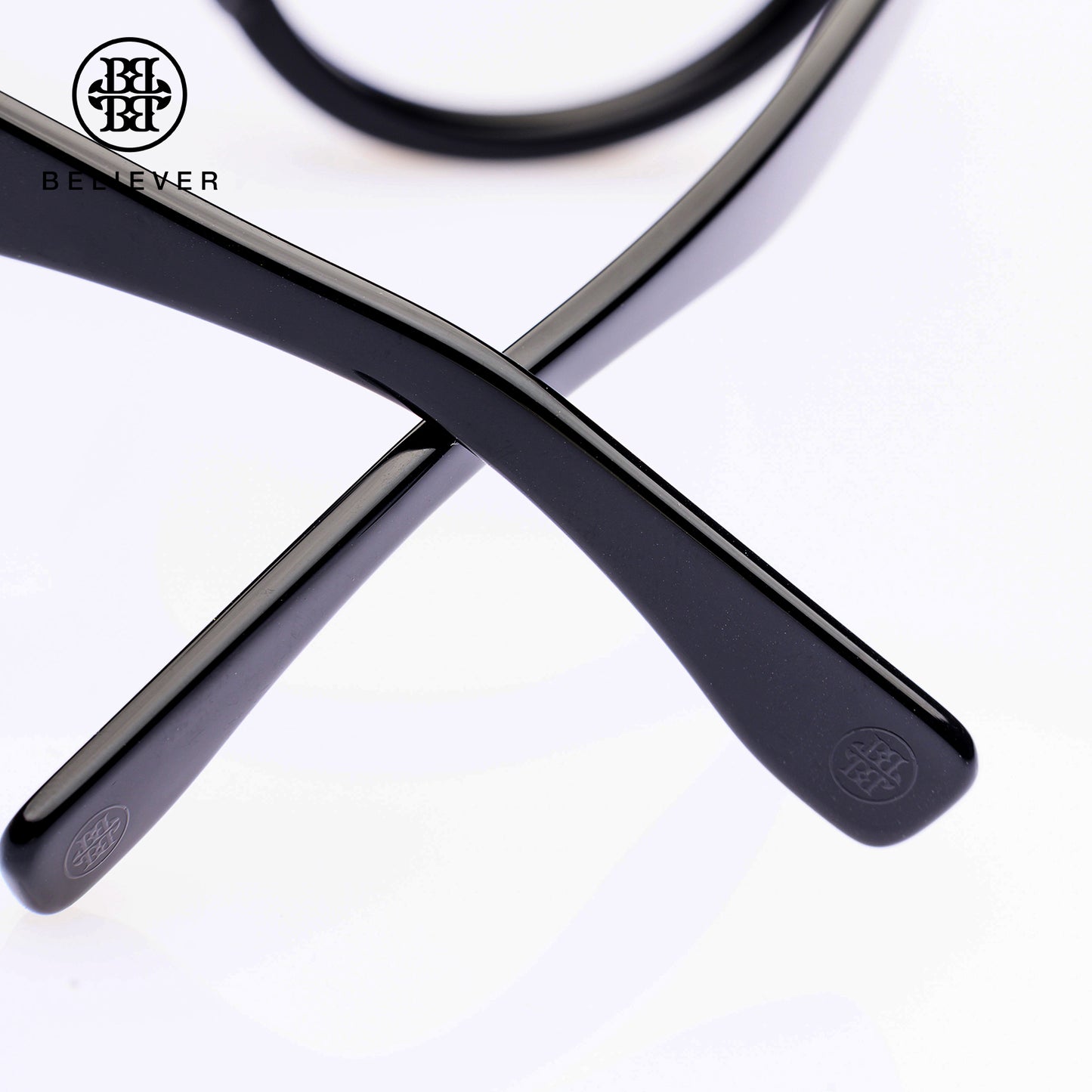 BELIEVER EYEWEAR - ROUND-FRAME GLASSES BLACK