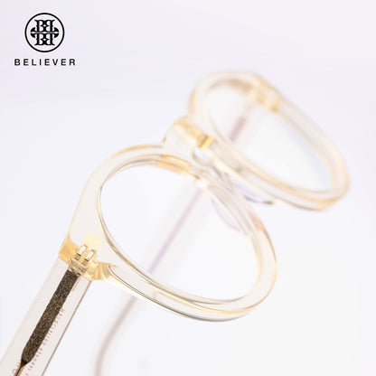 BELIEVER EYEWEAR - ROUND-FRAME GLASSES TRANSPARENT