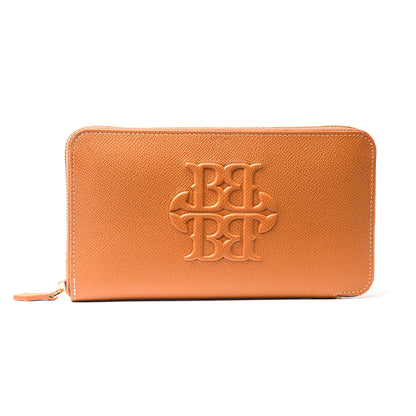 BELIEVER ZIPPY WALLET - CARAMEL