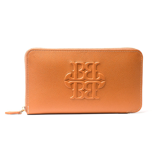 BELIEVER ZIPPY WALLET - CARAMEL
