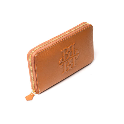 BELIEVER ZIPPY WALLET - CARAMEL