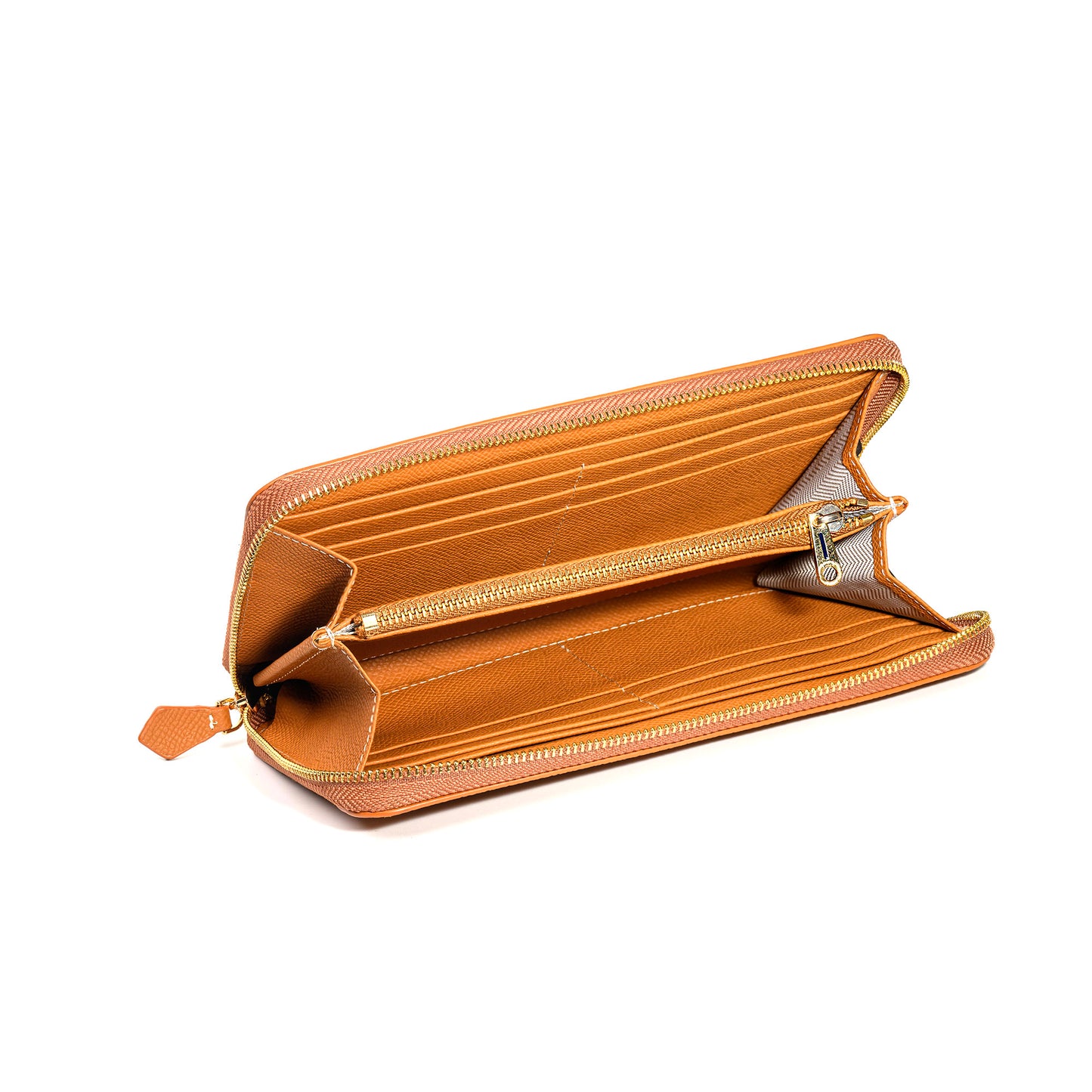 BELIEVER ZIPPY WALLET - CARAMEL